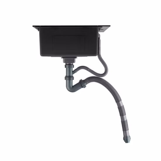 201 oder 304 oder Kundenanforderungen Glasschüsselgefäß Einzelbecken-Waschbeckenspüle Küchenspüle aus gehärtetem Glas